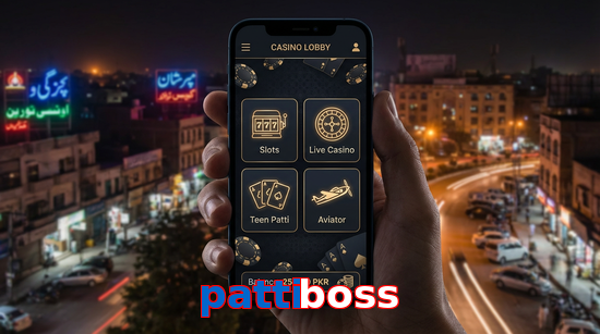 Main screen of Pattiboss app page for PK players